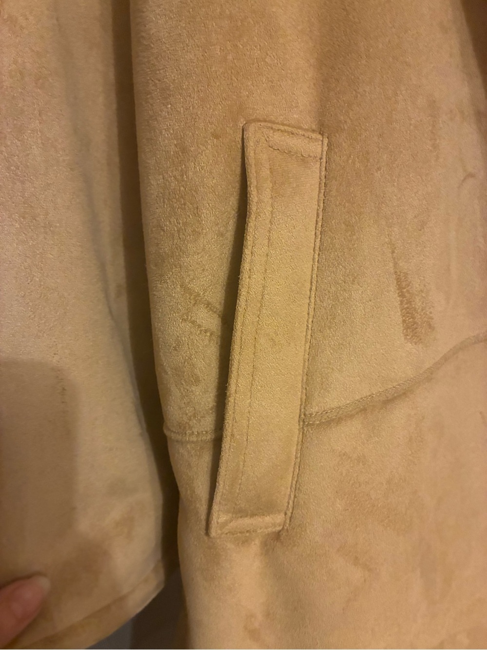 Liz Claiborne faux, leather faux fur size medium - Picture 8 of 10